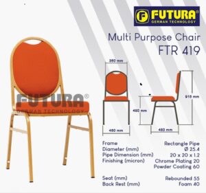 Kursi Susun Futura FTR 419 Bandung